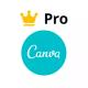 Online Support Canva Pro Private Account 1 Year Subscription Official Genuine Online Graphic Design Software