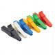 Stable Multimeter Insulated Crocodile Clips Multicolor For 4mm Banana Plug
