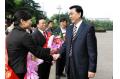 The farewell ceremony for four national models and advanced workers was held