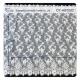 Custom Printed Swiss Voile Lace Trimming / Wedding Dresses Lace Fabric