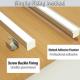 12v24v Low Voltage Bare Panel Light With Led Light Strip Self-Adhesive Patch Linear Light Embedded No Strobe Living Room Ceiling