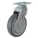 06-Medical caster plate swivel silence TPR casters