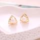 2018 Fashion American style lady party EarringsSilver Many Colors Round shape