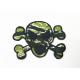 Durable Garment Personalised Embroidered Badges Camouflage Skull Logo