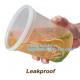 Storage Box Deli Food Storage Containers With Lids 32 Ounce, Quart Pack of 24 - Plastic Microwaveable Container