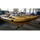 3.6 M Transparent Inflatable Boat 164 Cm Width Lightweight Impact Resistance