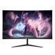 Gaming Monitor 27 Inch Curved IPS Widescreen Monitor With VGA DVI Input