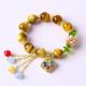 Healing Power 10mm Gemstone Beaded Round Bracelets With Beautiful Charms