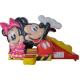 Safety Kids Inflatable Bounce House Mickey And Minnie Mouse Shape