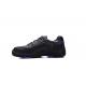 Smooth Leather Upper Composite Safety Shoes Black Mens Low Cut Work Shoes