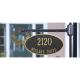 Custom Recycled Aluminum Reflective House Numbers Mailbox Rustfree Two Sided