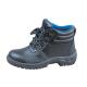 Euro37-47 Safety Shoes with High Heel Steel Toe and Sole Made of Buffalo Leather