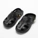 Black Non Slip Food Industry Footwear Lab Cleanroom ESD SPU Antistatic Slippers