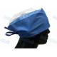 Doctor' S Disposable Medical Caps With White Crown , Breathable Disposable Operating Room Hats