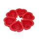 6 Cavities Heart Shape Mold Pudding Jelly For Diy Baking Silicone Cake Molds About this item
