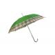 Aluminum Bone Pongee Umbrella , Self Opening Umbrella Rustproof Lightning Resistant