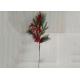 58cm Artificial Christmas Pine Picks With Red Berry Branches