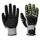 Anti Cut Shock Proof Mechanics Impact Resistant Gloves TPR Back For Knucle Protection