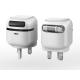 White ABS Gan Charger With Retractable USB-C Cable  Customized OEM Support