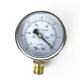 Spiral tube gauge all stainless steel pressure gauge bottom mounting types copper alloy movement