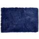 Navy Colour Polyester Area Rugs / Faux Sheepskin Area Rug