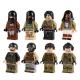WW2 modern military model special forces soldier mini figures building blocks