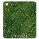 Green Glitter Colorful Acrylic Sheets  0.118 Thickness