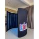 Led Light Portable 360 Photo Booth Enclosure Backdrop For Party