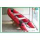 Fiberglass Red PVC Inflatable Boats Funny Lightweight Inflatable Boat