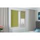 Breathable Single Color Soft Gauze Curtain No Punching For Bathroom