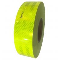 Fluorescent Yellow DOT-C2 Truck Reflective Conspicuity Tape For Warning