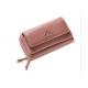 Solid Color Diagonal Shoulder Bag Mini Wallet With Fashion Triangle Hardware
