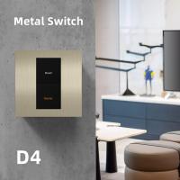 RS485 Protocol Wall Light Switch Backlight Style Push Button Power Switch