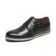 Comfortable Black Mens Genuine Leather Casual Shoes