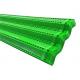 Green Color Anti UV Galvanized Windbreak Fence Panels Weatherproof For Coal