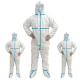 SF Hooded Non Woven Hazmat Suit Full Body Protection Suit With Boots Cover