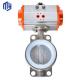 Diaphragm Structure Hydraulic Type 4 Inch Manual Butterfly Valve for Process Control