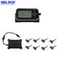 Eight Tire RS232 Real Time RV Tire Pressure Monitoring System