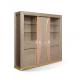 High Gloss Wooden Home Office Furniture Luxury Book Shelf Bookcase W002S26