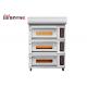 SS430 Touch Screen 12 Trays Bakery Deck Oven stainless steel  luxury type