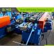 Shelf Pillar Racking Roll Forming Machine With On Line Punching And PLC Control Cabinet