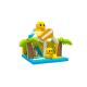 New Refreshing Summer Jumping Bouncy Castle Bed Animal Theme Inflatable Yellow Duck Bounce House Slide Combo