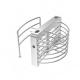 Railway Station Half Height Turnstile SUS 304 120 Degree Automatic Security Revolving