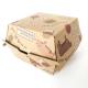 Embossing Varnishing Paper Kraft Burger Box Packaging OEM In Bulk