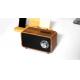TF Card Supported Wooden Bluetooth Speaker , Line - In Function Wooden Stereo Speakers