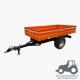 3T2W 2wheel Dump Trailer 3000kgs; Farm Transport Tipping Trailer; Hydraulic Dump Trailer