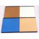 4mm Blue Tinted Mirror Glass Multi Color Exact Image For Cosmetic Mirror