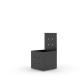 6x6 Post Base Metal Posts Pergola Corner Bracket with Standard Design and Black Finish