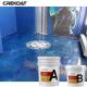 New Concrete Metallic Epoxy Floor Coating For Kitchen Bedroom Bathroom