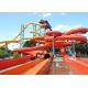 Safety Commercial Water Slides Water Play Fiberglass Slide ISO Certified